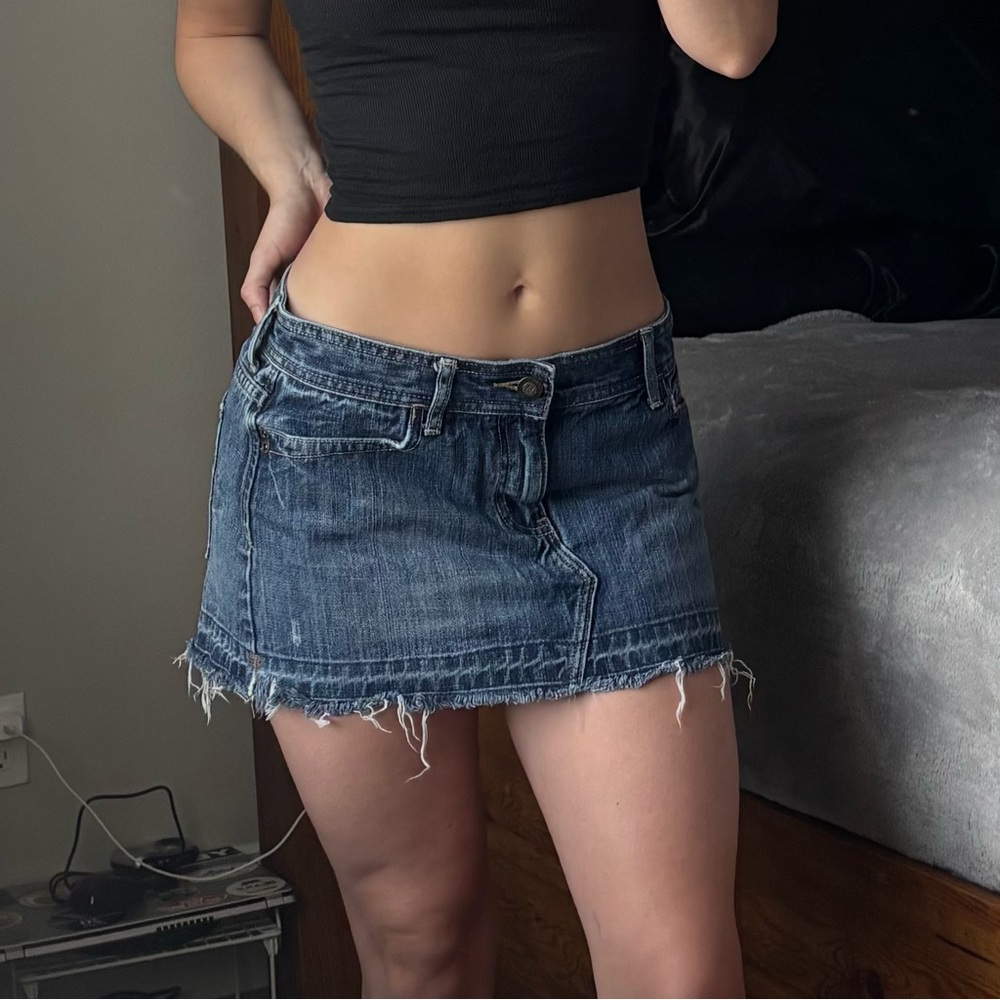 Denim Mini Skirt